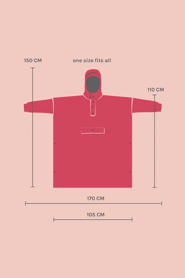 Rainkiss Regen-Poncho PINK PANTHER in Beige/Braun