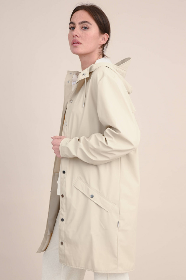 Rains Aps Klassische Regenjacke in Hellbeige