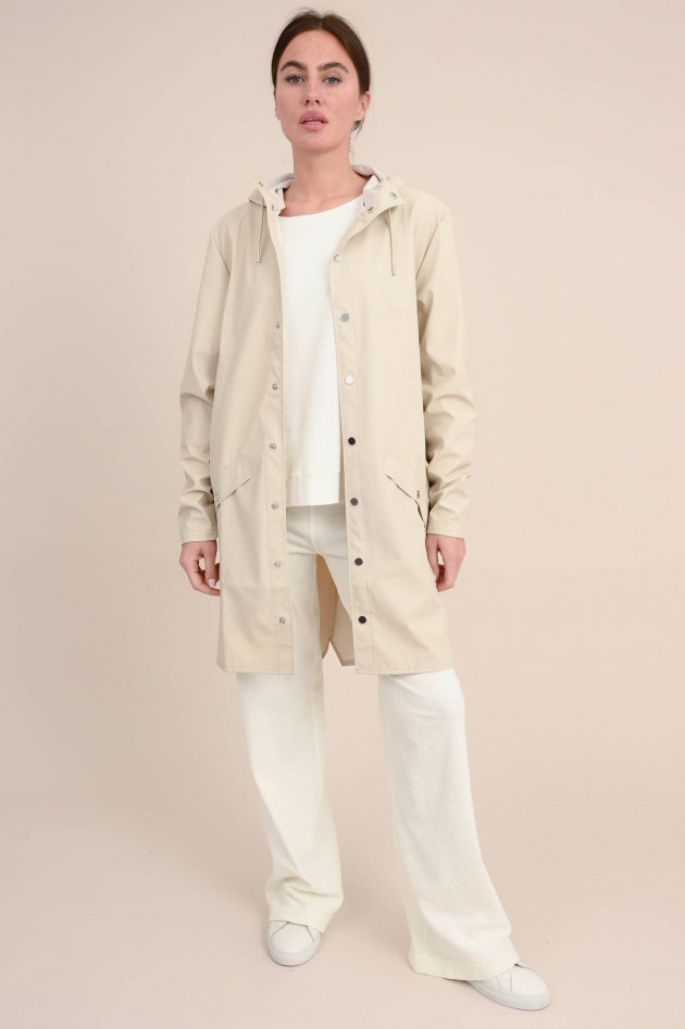 Rains Aps Klassische Regenjacke in Hellbeige