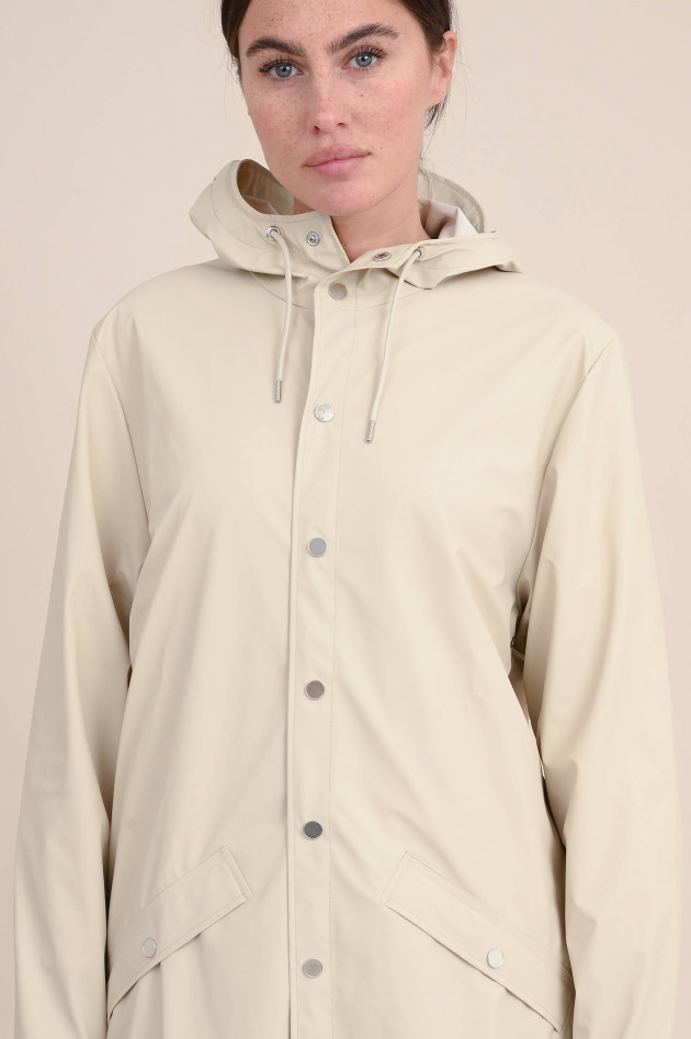 Rains Aps Klassische Regenjacke in Hellbeige