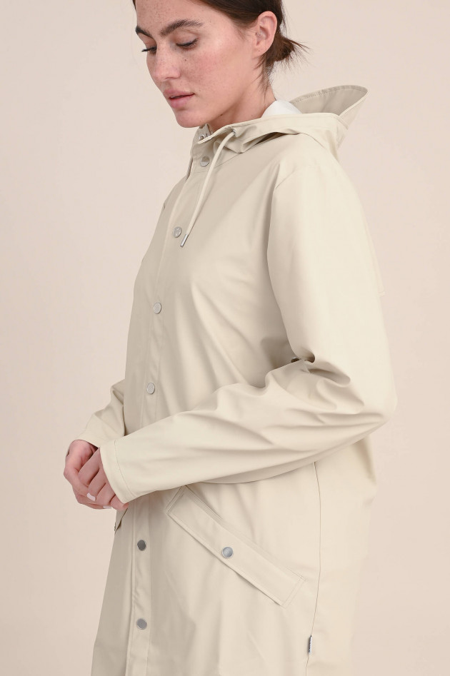 Rains Aps Klassische Regenjacke in Hellbeige