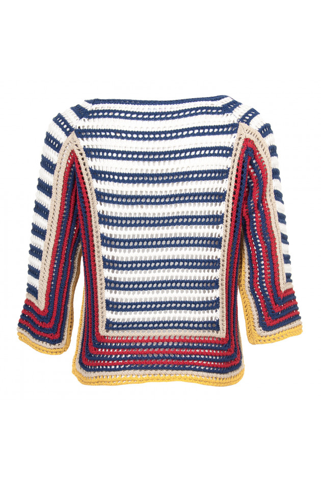 Red Valentino Pullover in Blau/Gelb