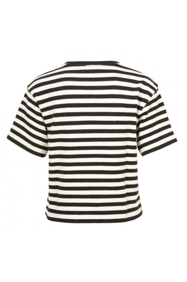 Red Valentino Pullover in Schwraz/Weiß gestreift