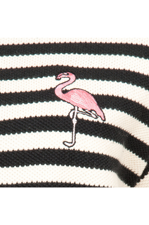 Red Valentino Pullover in Schwraz/Weiß gestreift