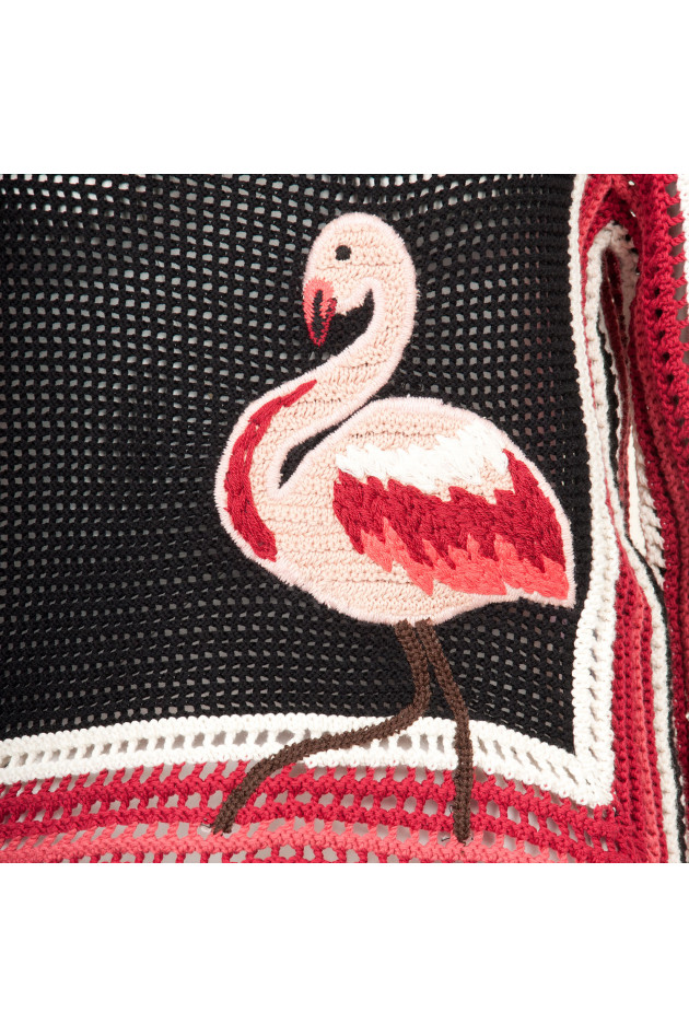 Red Valentino Pullover in Schwarz/Rot