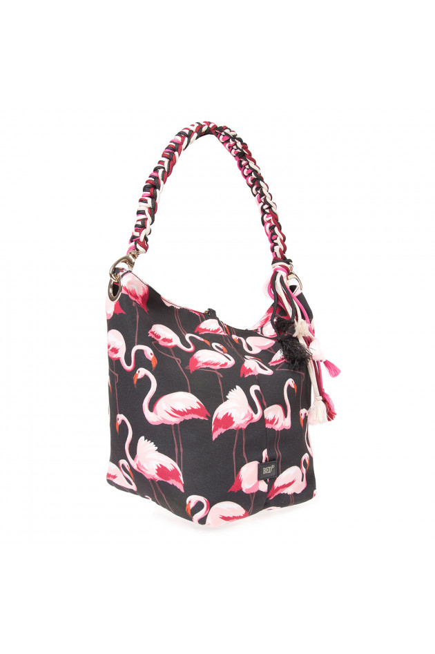 Red Valentino Tasche in Schwarz/Pink