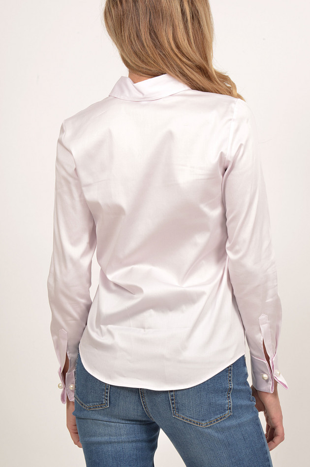 Renette Kurras Bluse mit breiter Manschette in Rosa