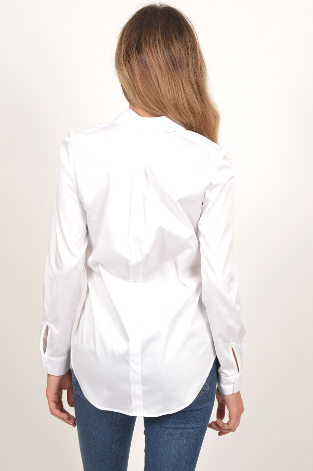 Renette Kurras Bluse mit verlängertem Rücken in Weiß