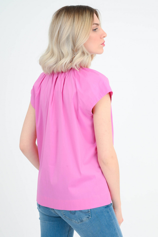 Repeat Bluse mit Rüschen in Mauve