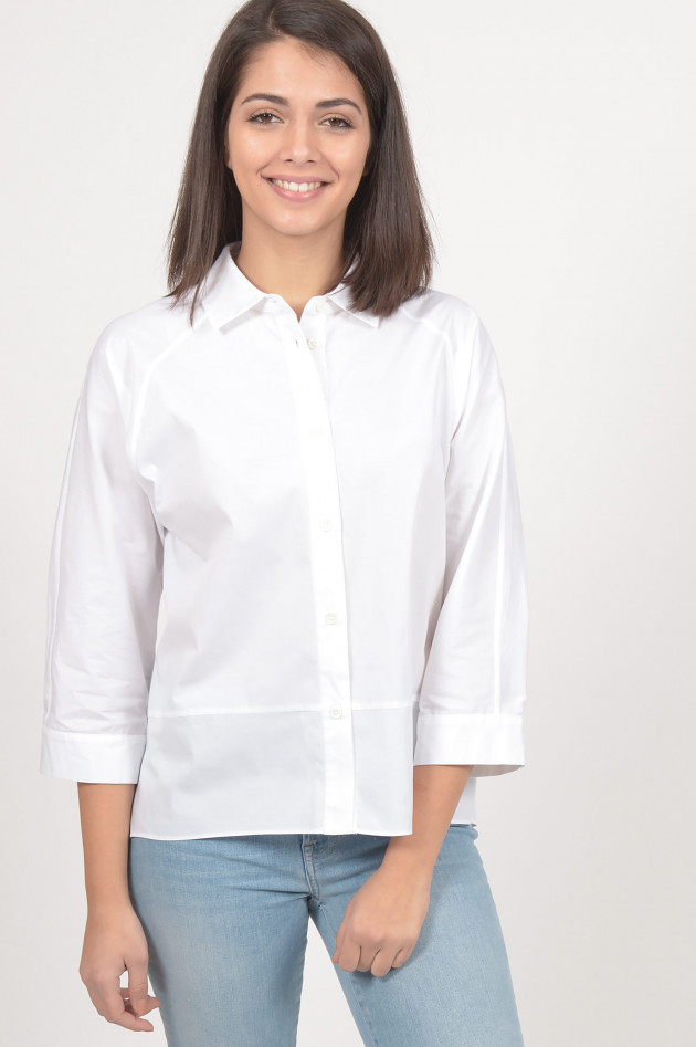 Repeat Bluse - Oversized in Weiß