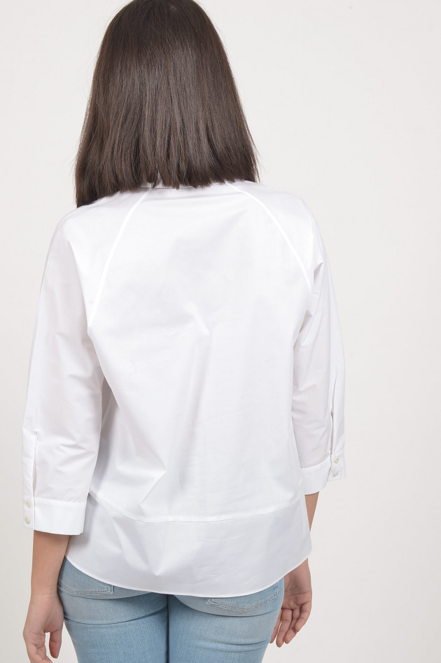 Repeat Bluse - Oversized in Weiß