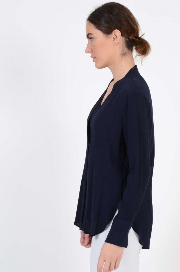Repeat Bluse in Navy