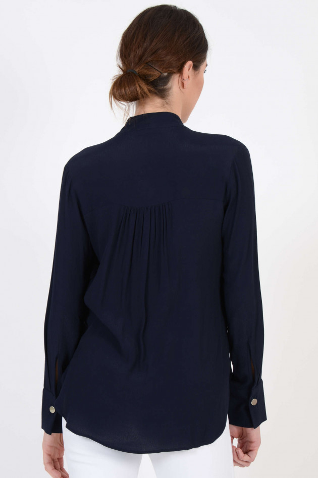 Repeat Bluse in Navy