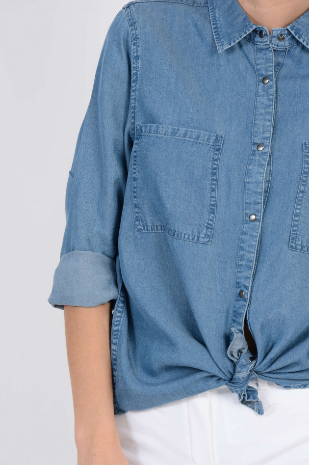 Repeat Jeanshemd in Blau