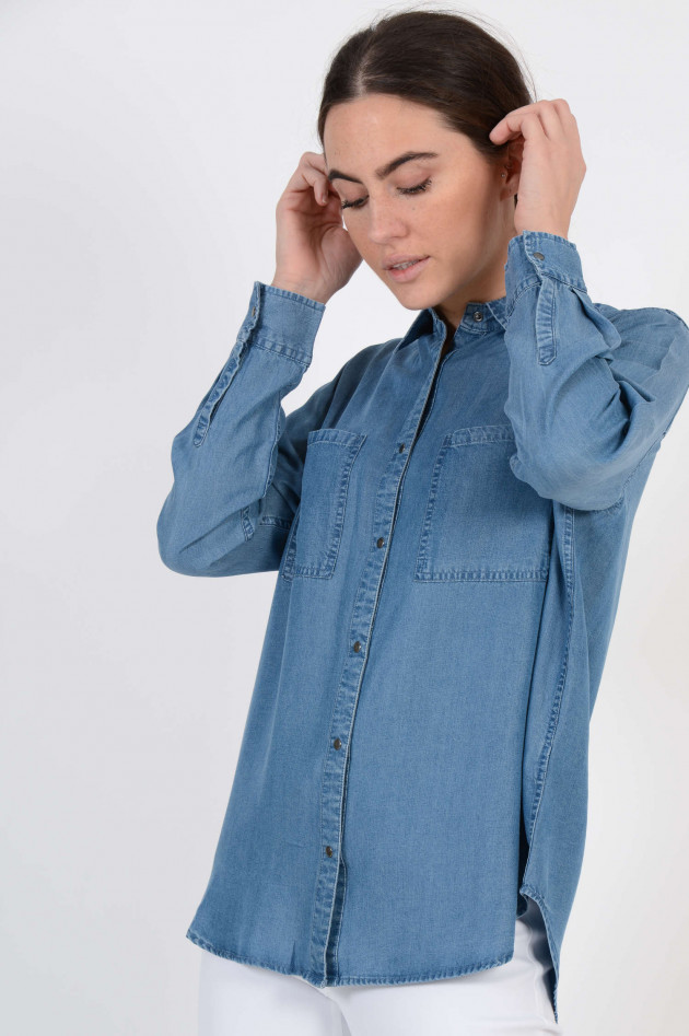 Repeat Jeanshemd in Blau