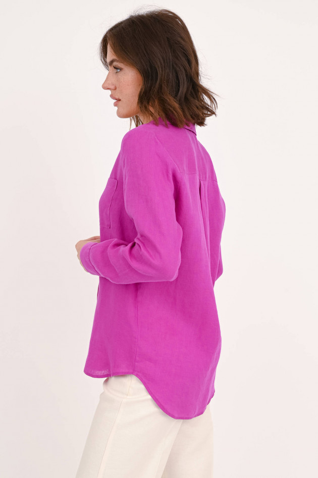 Repeat Leinenbluse in Radiant Orchid