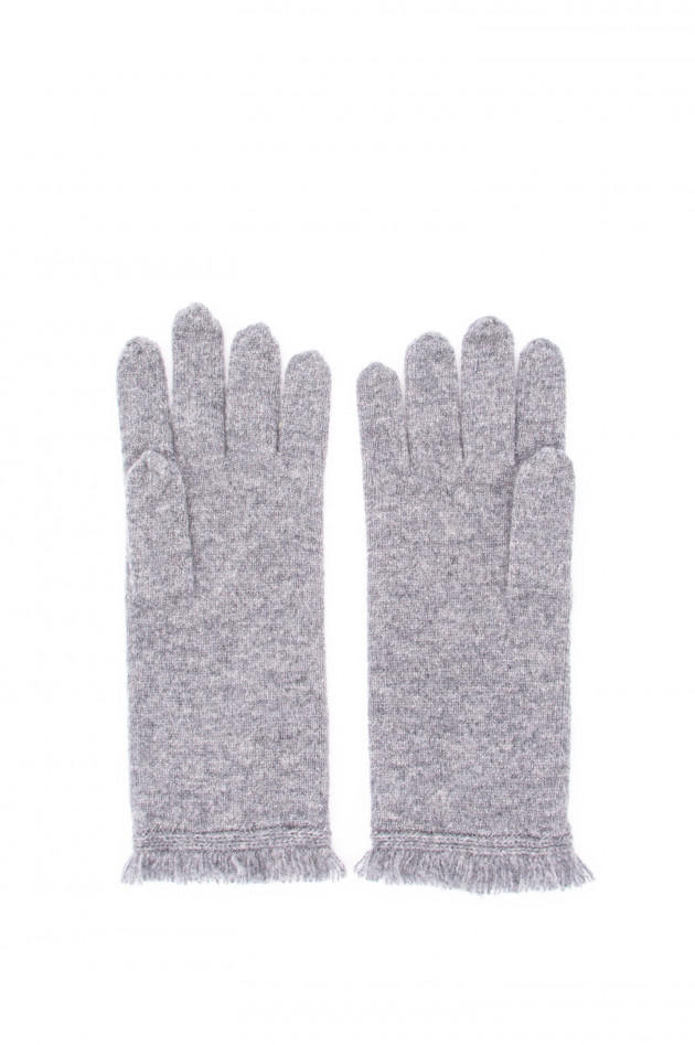 Repeat Kaschmir Handschuhe in Grau