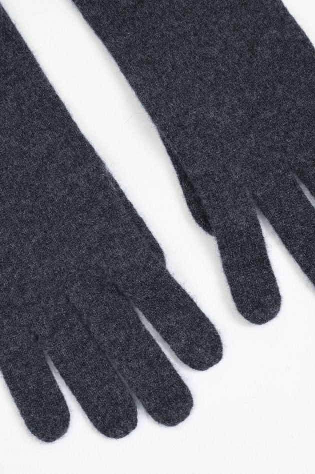 Repeat Strick-Handschuhe in Braun