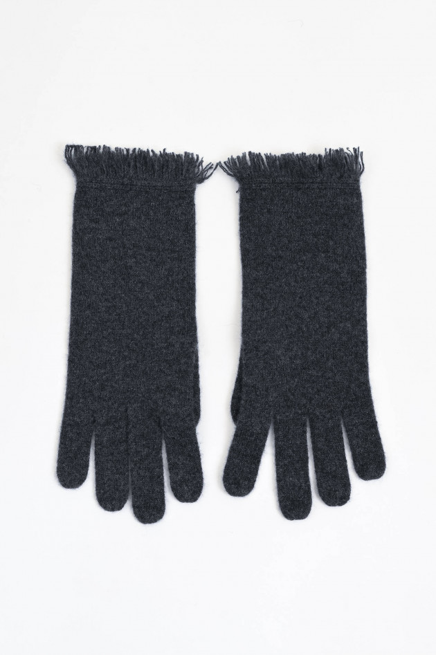 Repeat Strick-Handschuhe in Braun