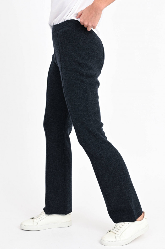 Repeat Flared Sweatpants aus Wolle in Anthrazit