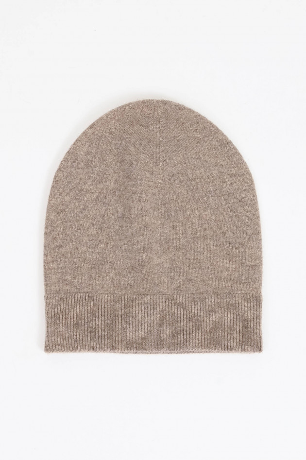 Repeat Mütze aus Cashmere in Sand