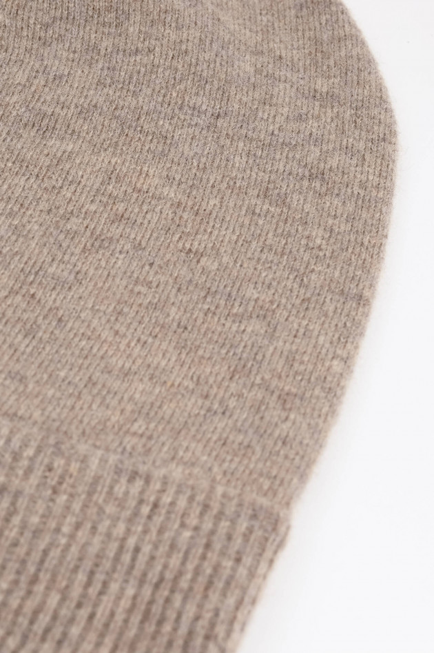 Repeat Mütze aus Cashmere in Sand