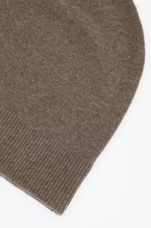 Repeat Mütze aus Cashmere in Kakao