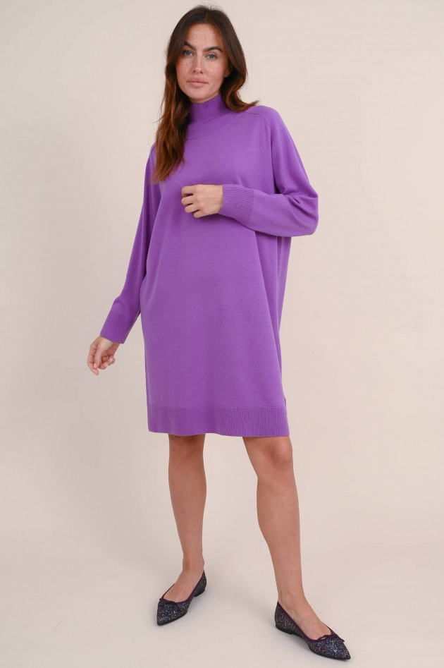 Repeat Strickkleid aus Wolle und Cashmere in Lila