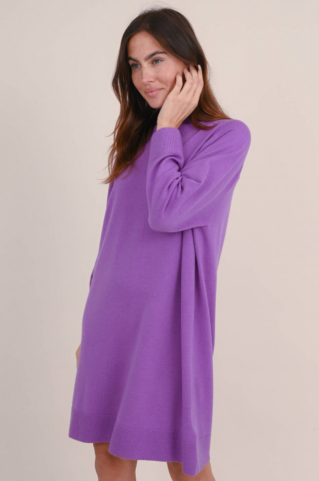 Repeat Strickkleid aus Wolle und Cashmere in Lila