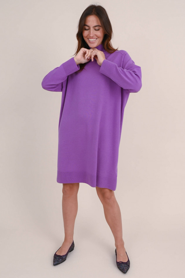 Repeat Strickkleid aus Wolle und Cashmere in Lila