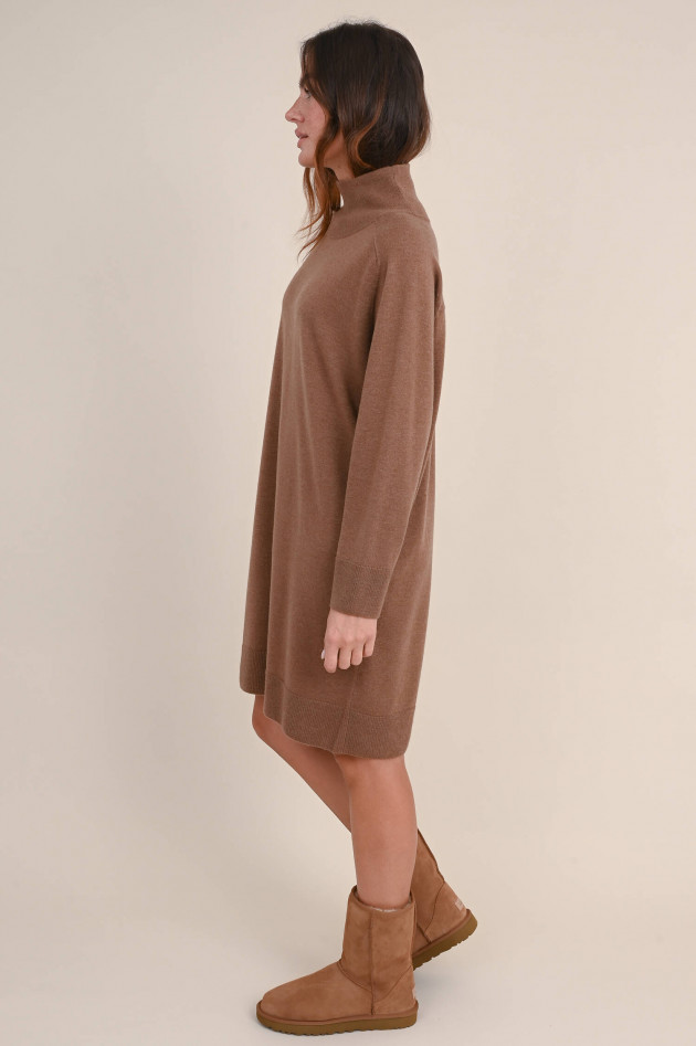 Repeat Strickkleid aus Wolle und Cashmere in Braun