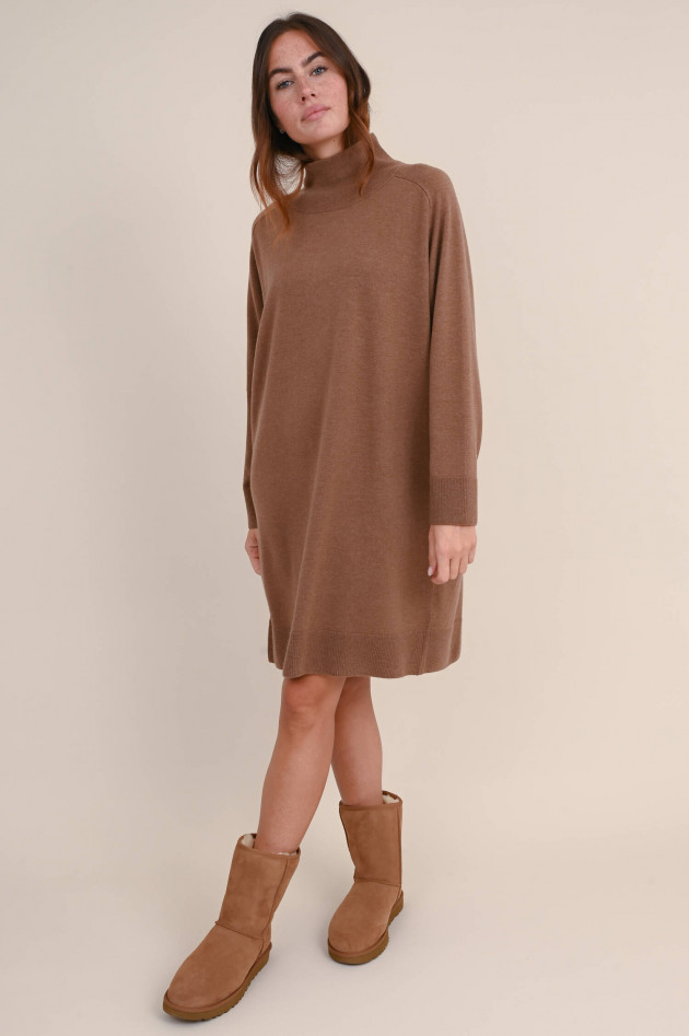 Repeat Strickkleid aus Wolle und Cashmere in Braun