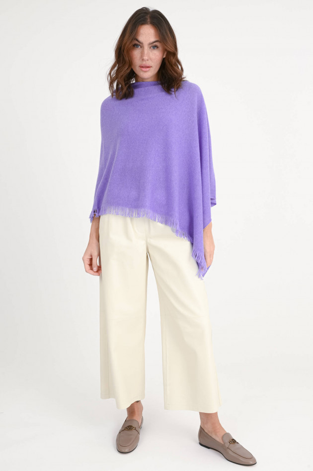 Repeat Asymetrischer Poncho in Violett