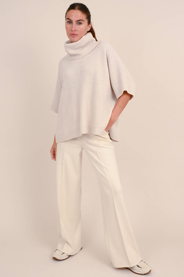 Repeat Rollkragen Pullover aus Babywolle in Beige