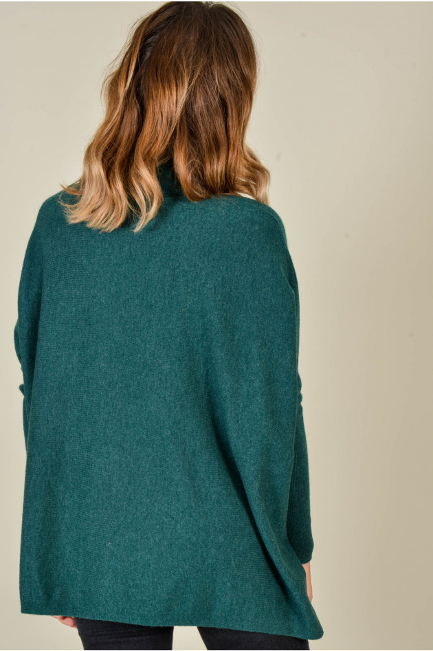 Repeat Rollkragenpullover in Tanne