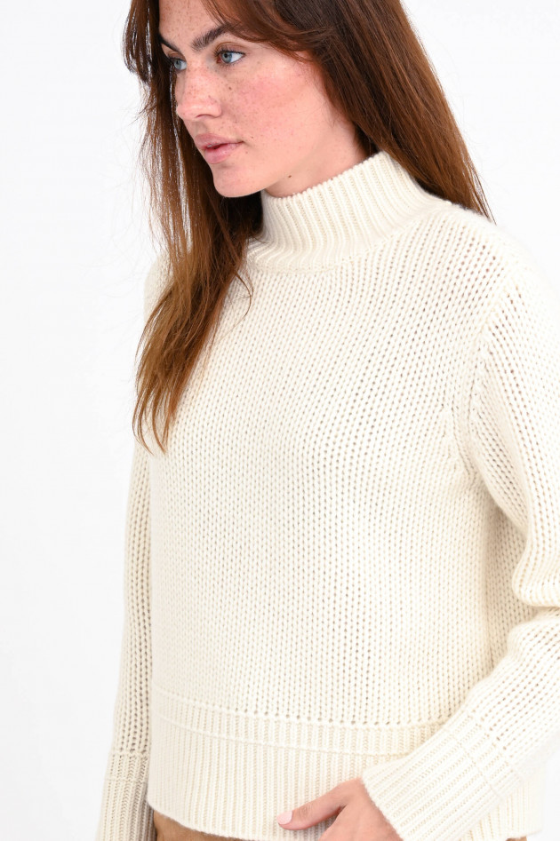 Repeat Pullover aus organic Cashmere in Weiß