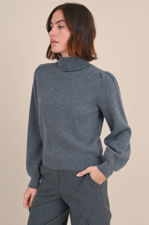 Repeat Cashmere Rollkragenpullover in Grau