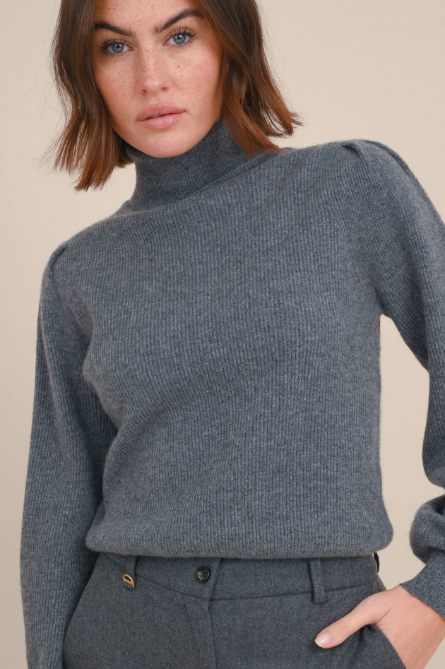 Repeat Cashmere Rollkragenpullover in Grau