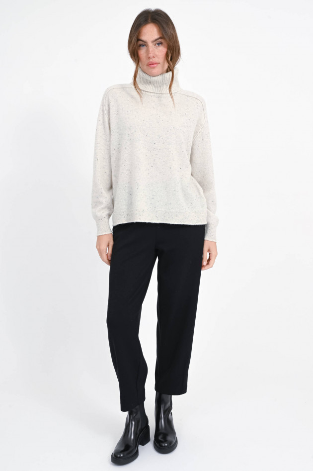 Repeat Cashmere Pullover in Snow