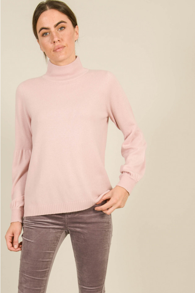 Repeat Rollkragenpullover in Rosè