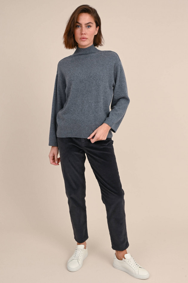 Repeat Pullover aus organic Cashmere in Grau