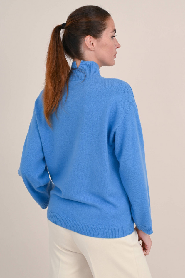 Repeat Pullover aus organic Cashmere in Hellblau