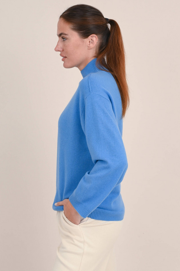 Repeat Pullover aus organic Cashmere in Hellblau