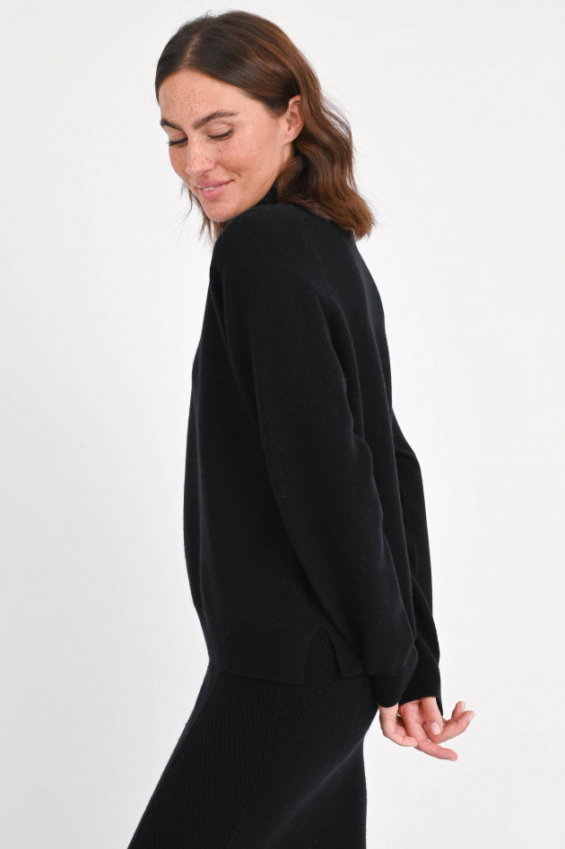 Repeat Pullover aus Woll-Cashmere-Mix in Schwarz