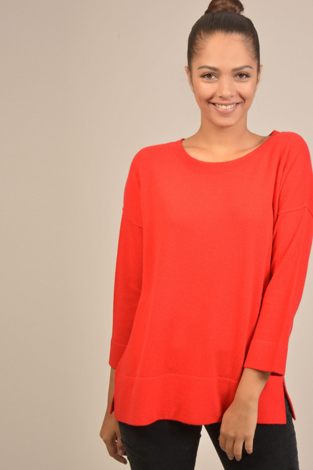 Repeat Oversized - Pullover in Rot