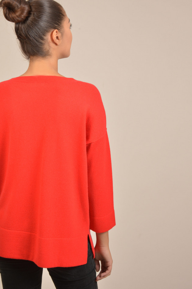 Repeat Oversized - Pullover in Rot