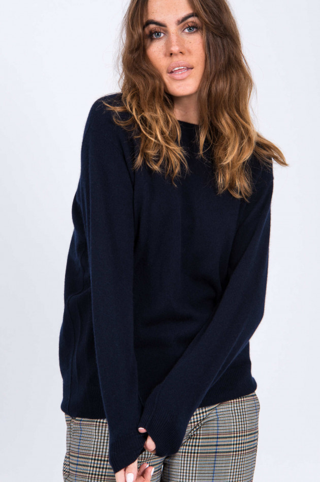 Repeat Kaschmirpullover in Navy