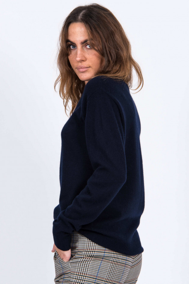 Repeat Kaschmirpullover in Navy