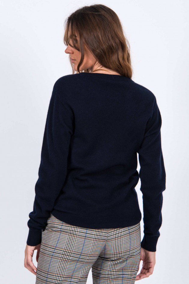 Repeat Kaschmirpullover in Navy