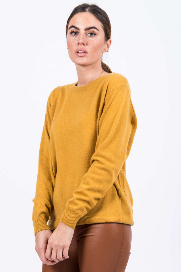 Repeat Kaschmirpullover in Ocker